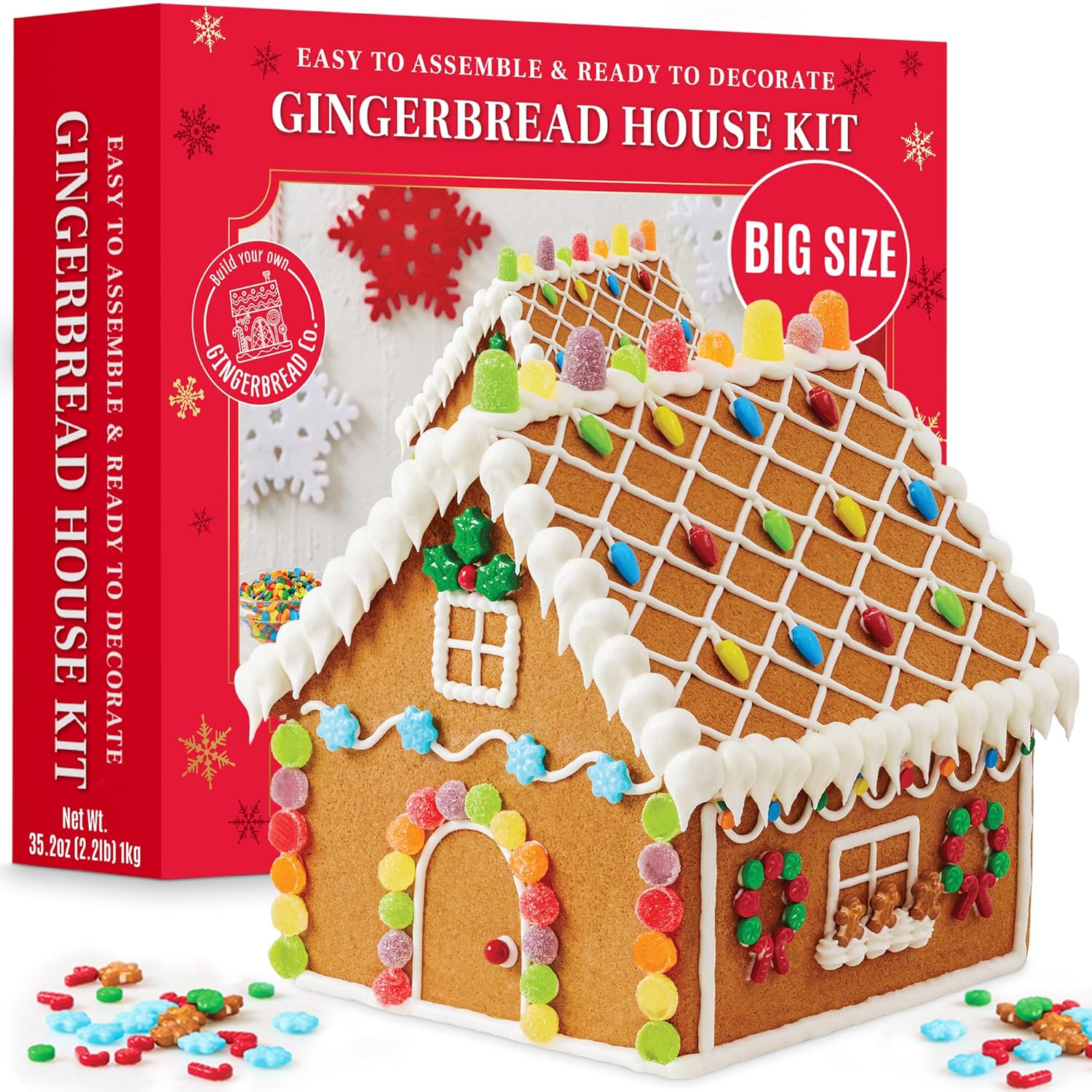 Gingerbread House Kit Cheerful Mini Gingerbread House Kit – Annie