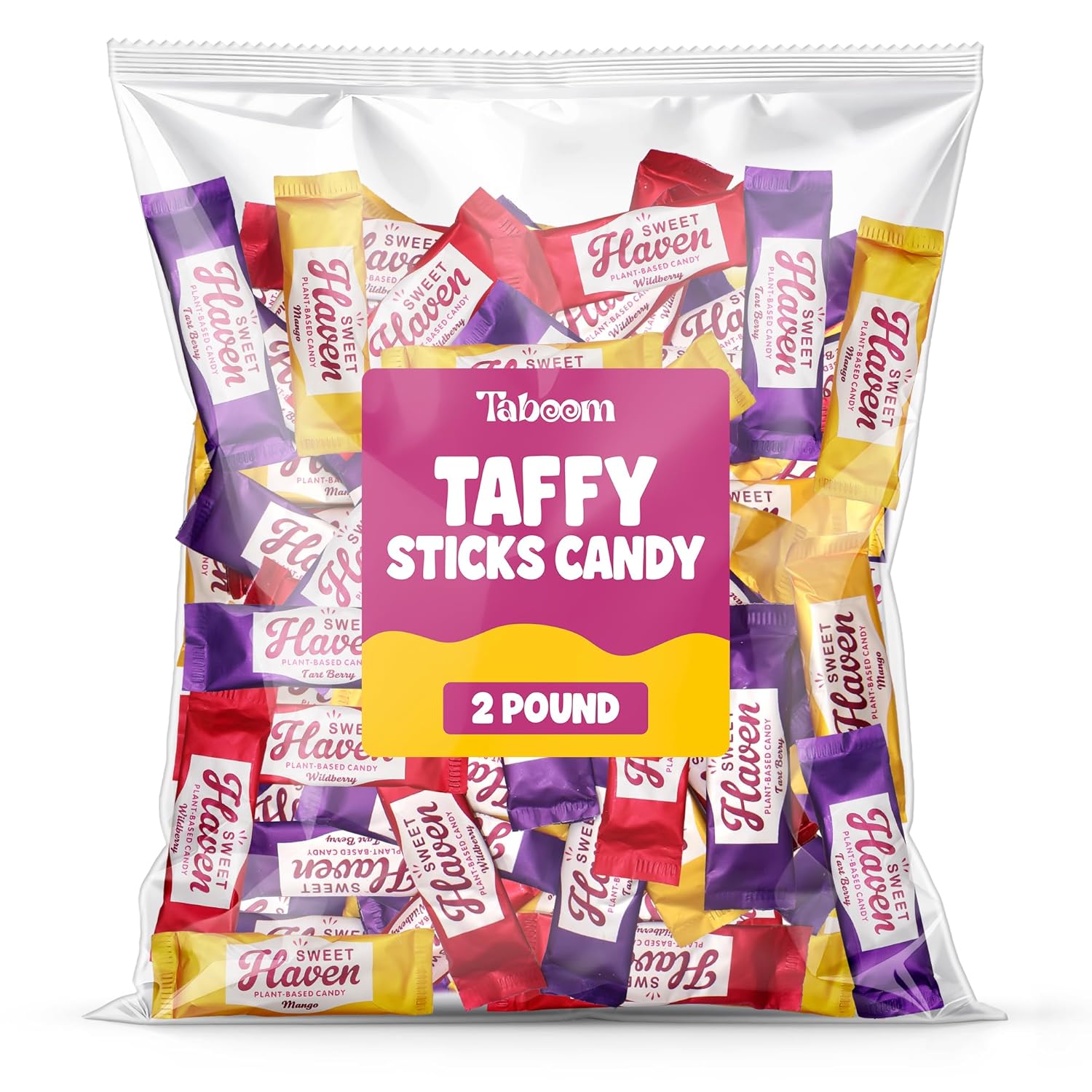 Taffy Sticks Candy 2 Pound Plant-Based