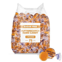 Taboom Sugar Free Butterscotch Hard Candy Bulk Bag 1 Pound