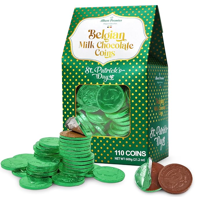 Albert premier St. Patrick's Green Chocolate 120 Coins