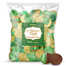 Albert Primer Belgian Milk Chocolate Gold & Green Coins 100 Count