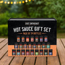 Chef Enthusiast Hot Sauce Gift Set - 24 Count of Mini Hot Sauces