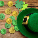Albert Primer Belgian Milk Chocolate Gold & Green Coins 100 Count