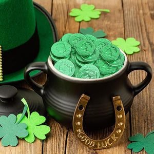 Albert Premier St. Patrick's Green Belgian Chocolate Coins 25