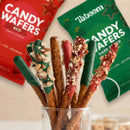 Holiday Red & Green Candy Wafers 2 Pack