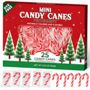 Taboom Mini Candy Cane Individually Wrapped 25 Pack