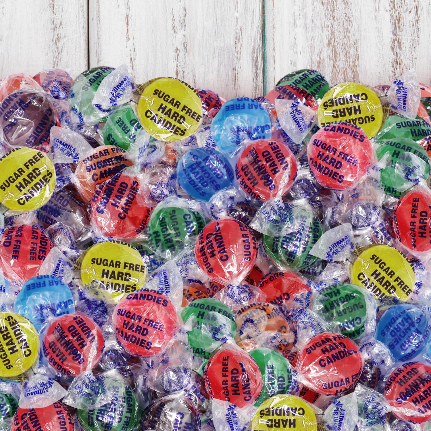 Taboom Sugar Free Assorted Fruit Mix Hard Candy 1 Pound