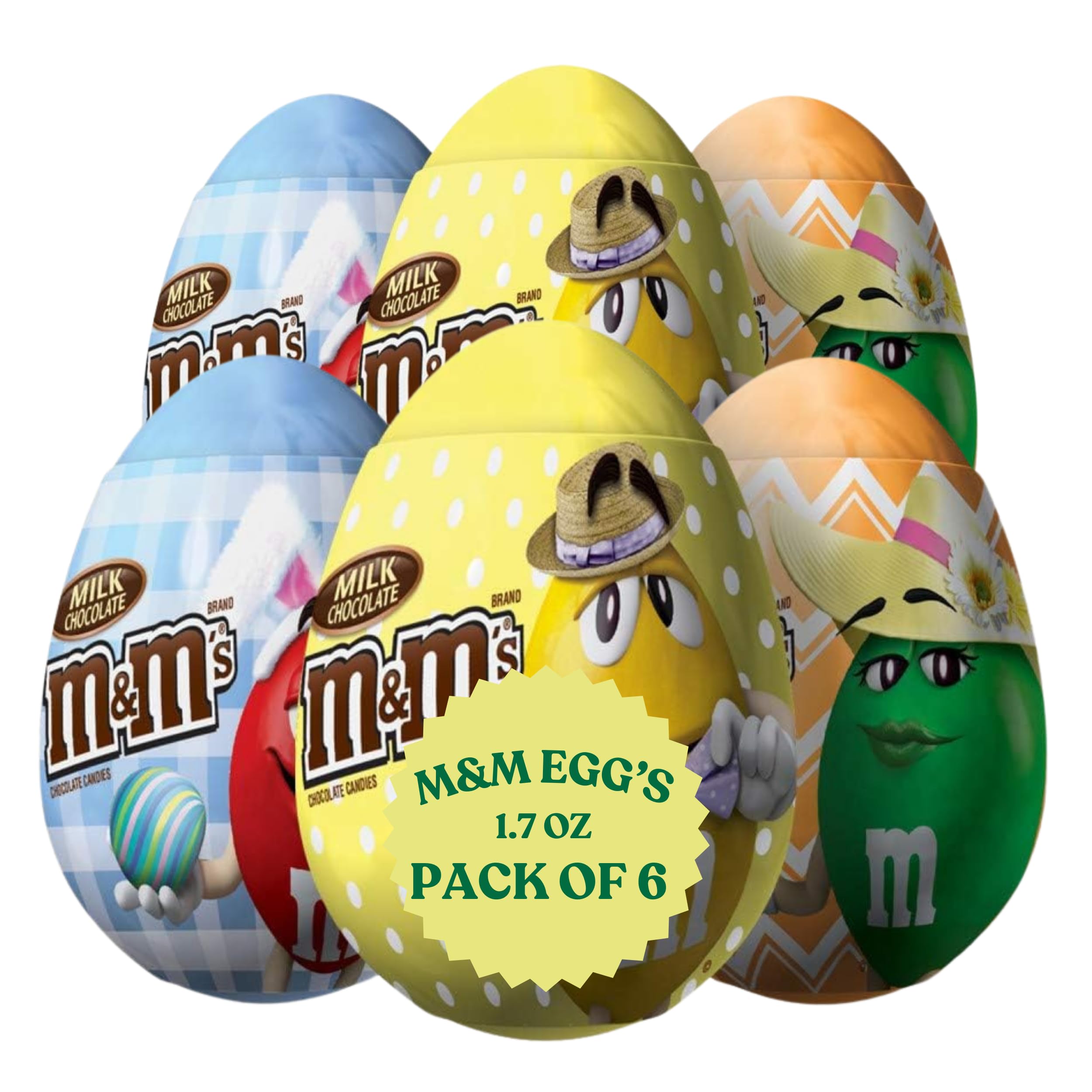 M&M's Milk Chocolate Easter Plastic Filled Egg