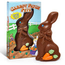 Solid Decorated Milk Chocolate Bunny 3 oz