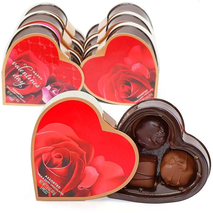 Russell Stover Mothers Day Mini Heart Gift Box 6 Pack