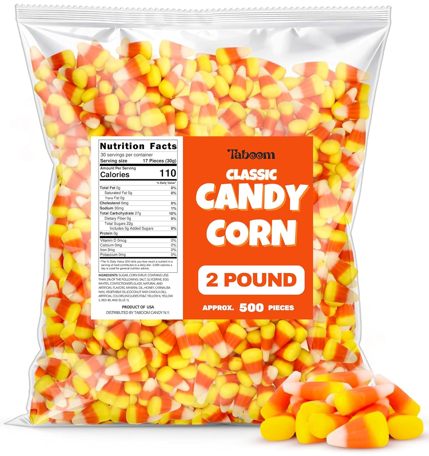 Taboom Classic Candy Corn 2 Pound Bag