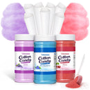 Taboom Cotton Candy Sugar Floss Variety Pack 3 Bottles 55 Cones