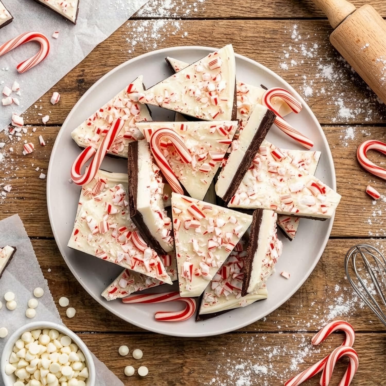 Taboom  White Peppermint Flavor Baking Chips No Sugar Added 10oz