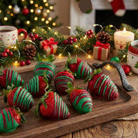 Holiday Red & Green Candy Wafers 2 Pack