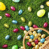 Milk Chocolate Colored Foiled Eggs 1lb