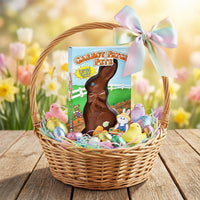 Solid Decorated Milk Chocolate Bunny 3 oz
