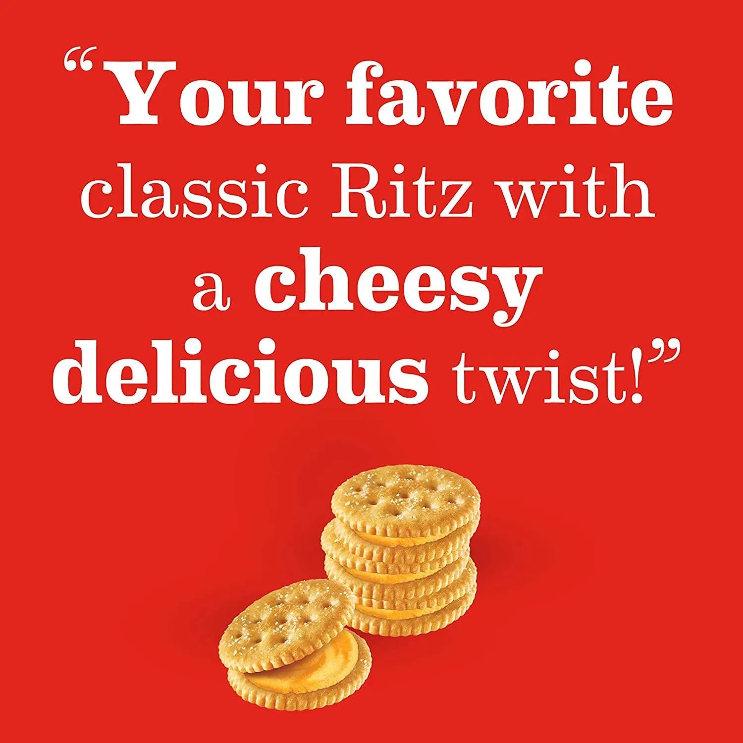 Ritzz Bits Cheddar Cheese Sandwich Crackers 24 Count