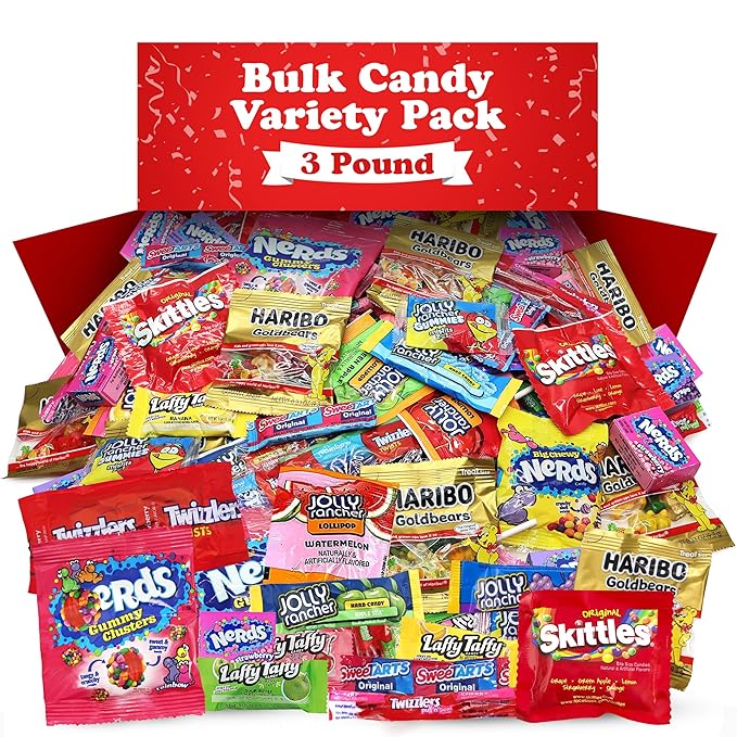 Bulk Candy Variety Pack 3 Pound - Assorted Candy