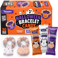 Taboom Halloween Candy Bracelets Dye Free 30ct Individual Packs