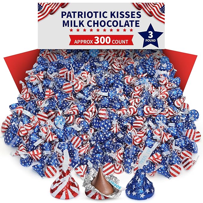 USA Kisses Milk Chocolate Pack 3 Pound