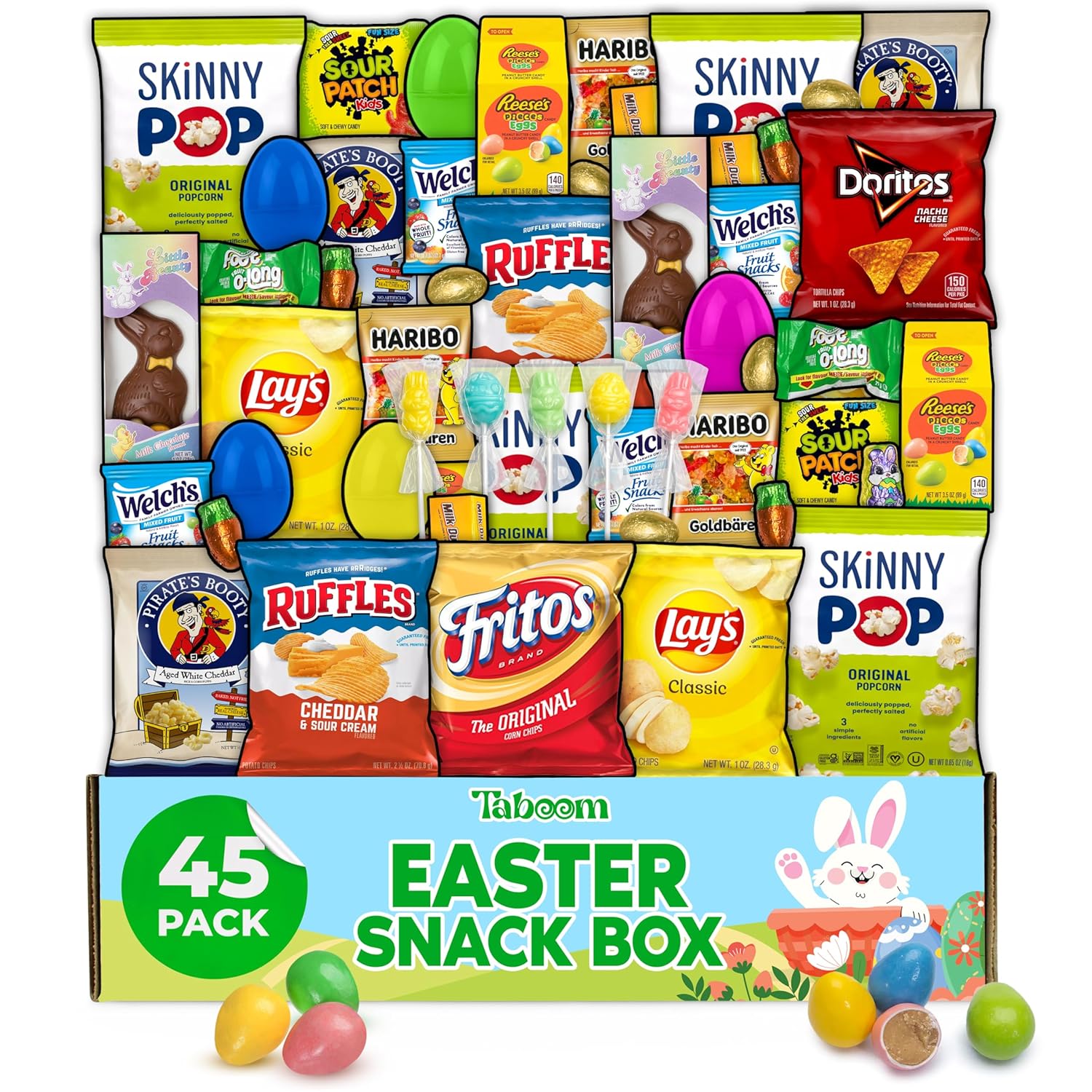 Easter Snacks Package Gift Box 45 Count
