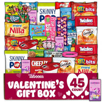 Valentine's Snacks Package Gift Box 45 Count