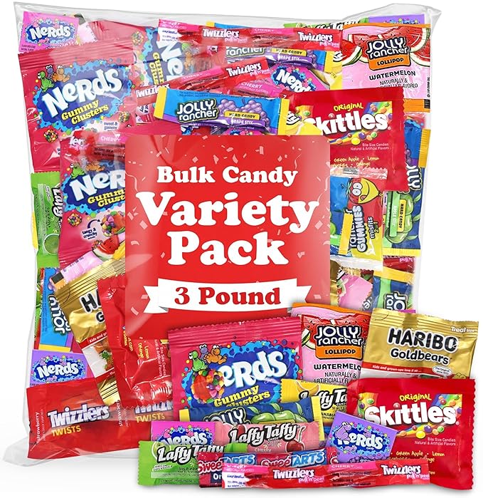 Bulk Candy Variety Pack 3 Pound - Assorted Candy