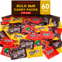 M&M Chocolate Variety Packs Fun Size 60 Count