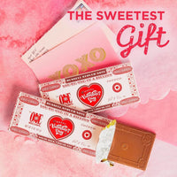 Russel Stovr Valentine's One In A Billion Heart Chocolate Bars 3 Pack