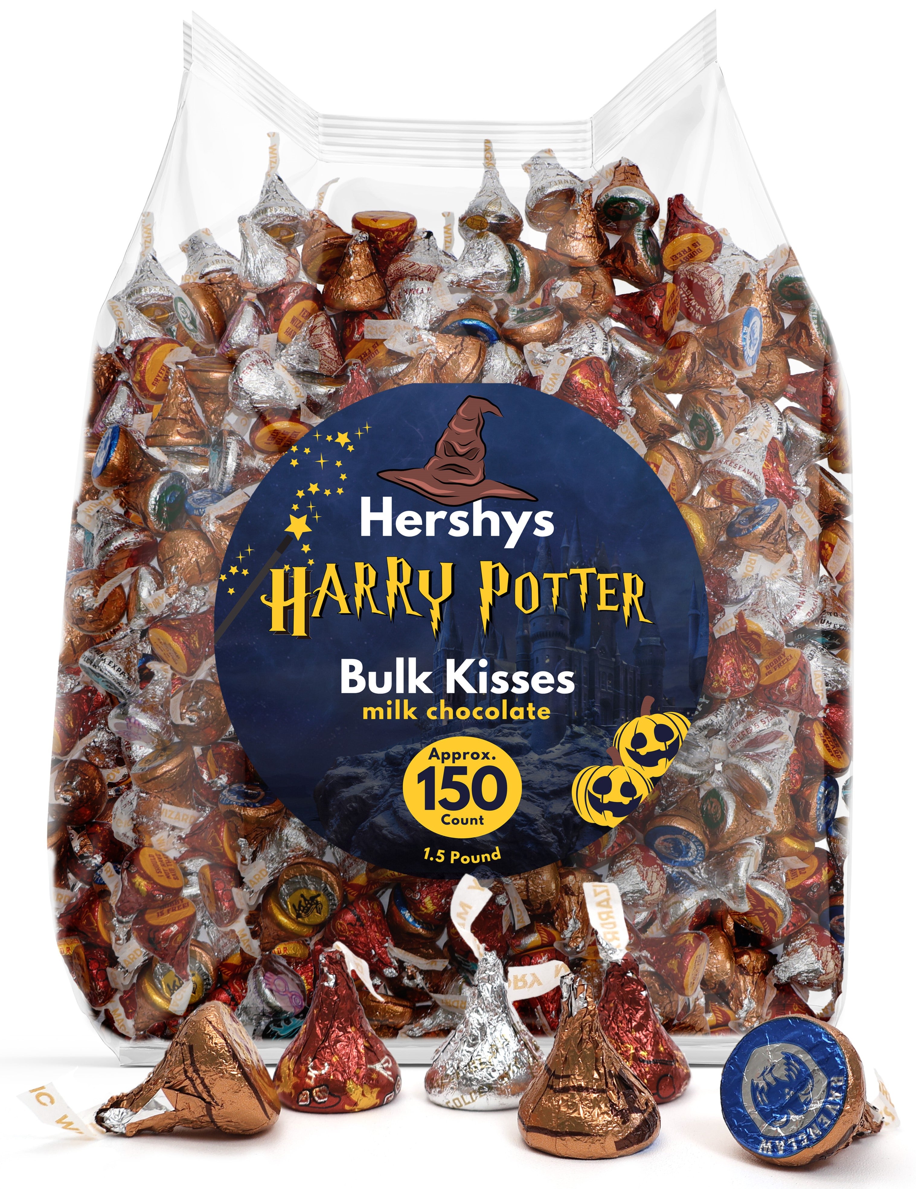 Hershey Harry Potter Kisses Milk Chocolate Bulk Bag - (1.5 Pound)