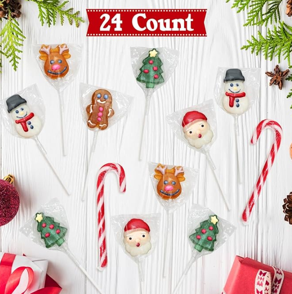 Taboom Christmas lollipops 24 ct
