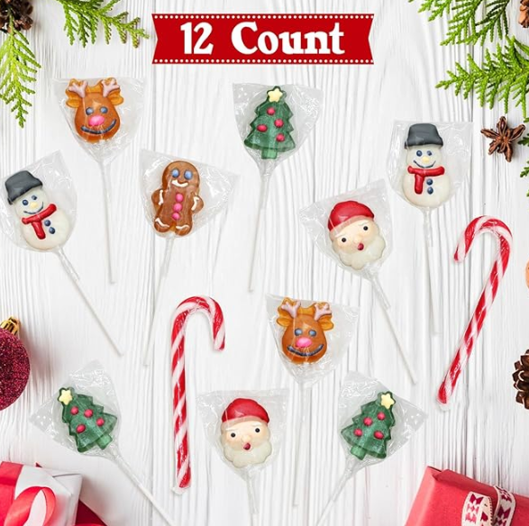 Taboom Christmas lollipops 12 ct