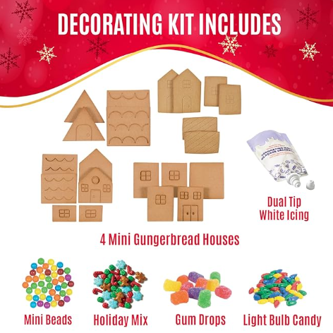 Taboom Gingerbread Mini Village Kit Set of 4