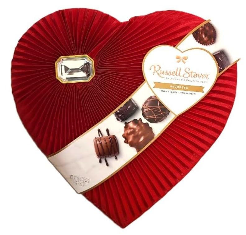 Russell Stover Chocolate Assortment Valentine's Elegant Gift Box