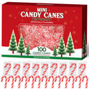 Mini Candy Cane Individually Wrapped 100 Pack