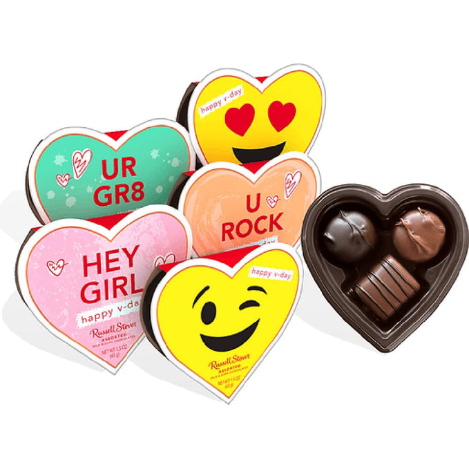 Russell Stover Mothers Day Mini Heart Gift Box 6 Pack