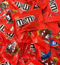M&M Peanut Butter Candy Fun Size Packs 50 Count