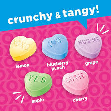 Sweet Tarts Conversation Hearts Candy - 10 Boxes